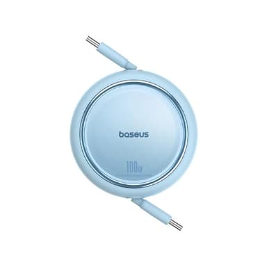 کابل شارژ  تایپ سی به تایپ سی باسئوس مدل  Free2 Draw Mini Retractable CB000062 P10364500211  طول 1 متر 