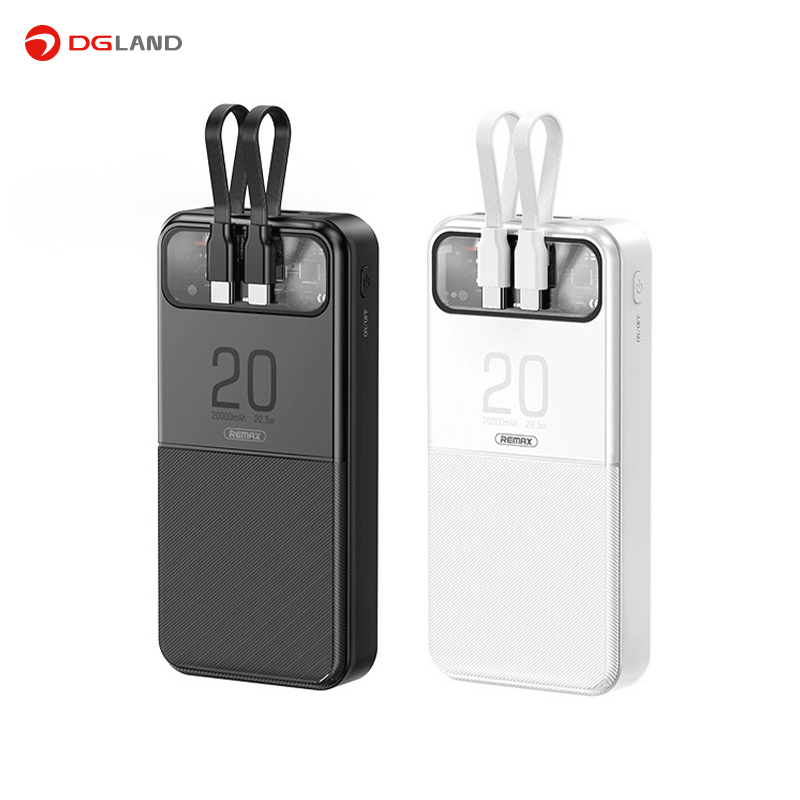 شارژر همراه ریمکس مدل Stervui RPP-619 ظرفیت 10000 میلی‌ آمپر ساعت