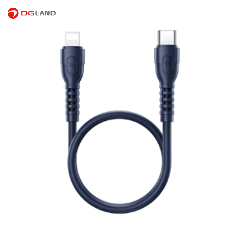 کابل شارژ تایپ سی به لایتنینگ ریمکس مدل LEDY RC-C022 طول 30 سانتی متر